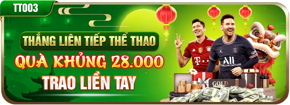 Khuyến mãi Sòng Bạc Trực Tuyến 28bet